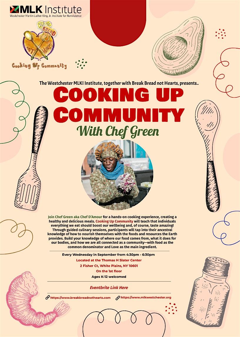 Cooking Up Community With Chef Green | Event in White Plains | AllEvents