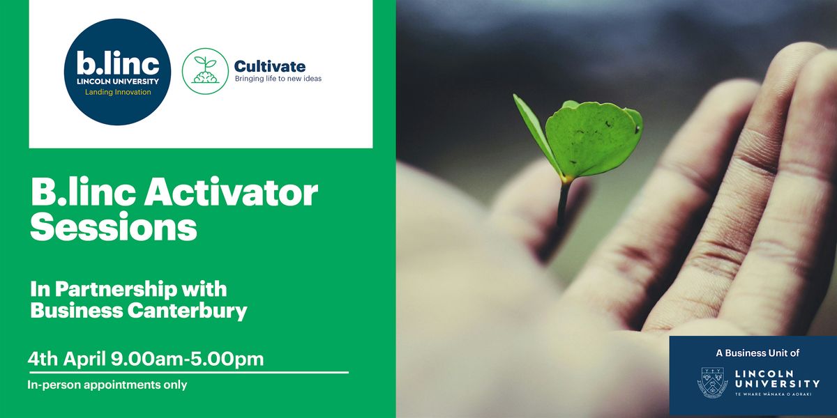 B.linc Activator Sessions, Blinc Workshop, Lincoln University, 4 April ...