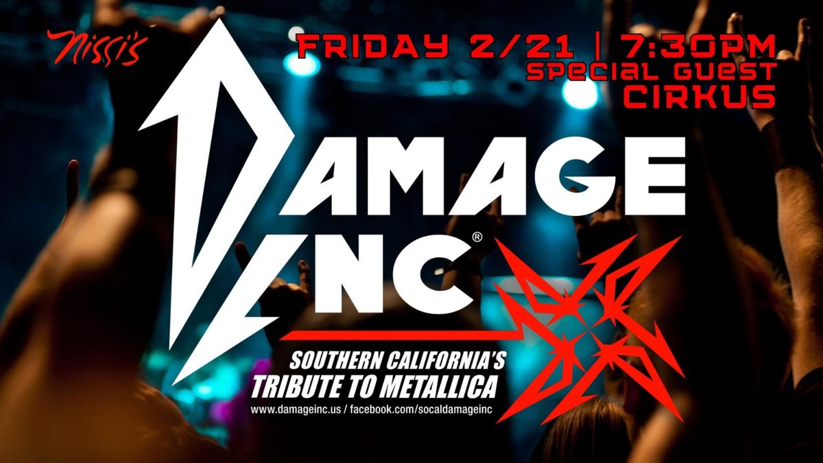 Damage Inc., 23 August | Event in Scottsdale | AllEvents