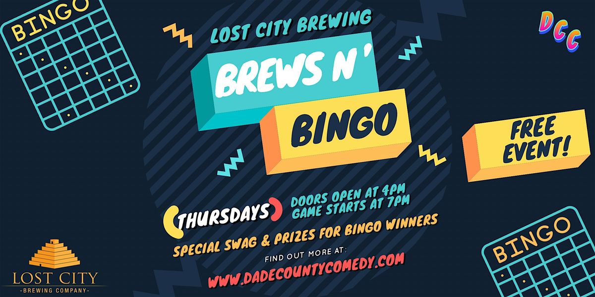 Brews N’ Bingo at Lost City Brewing | Event in North Miami | AllEvents
