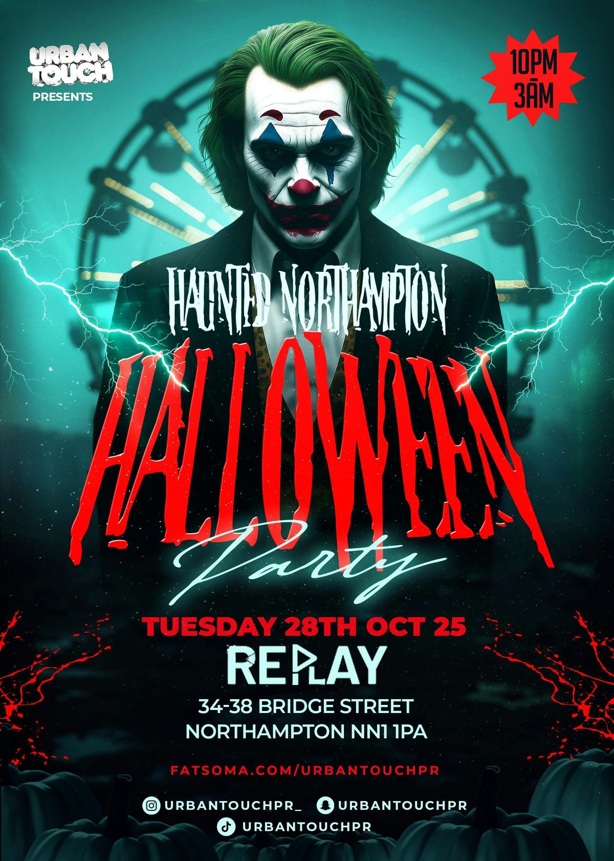 HAUNTED NORTHAMPTON - HALLOWEEN PARTY, 28 October | Event in Northampton | AllEvents