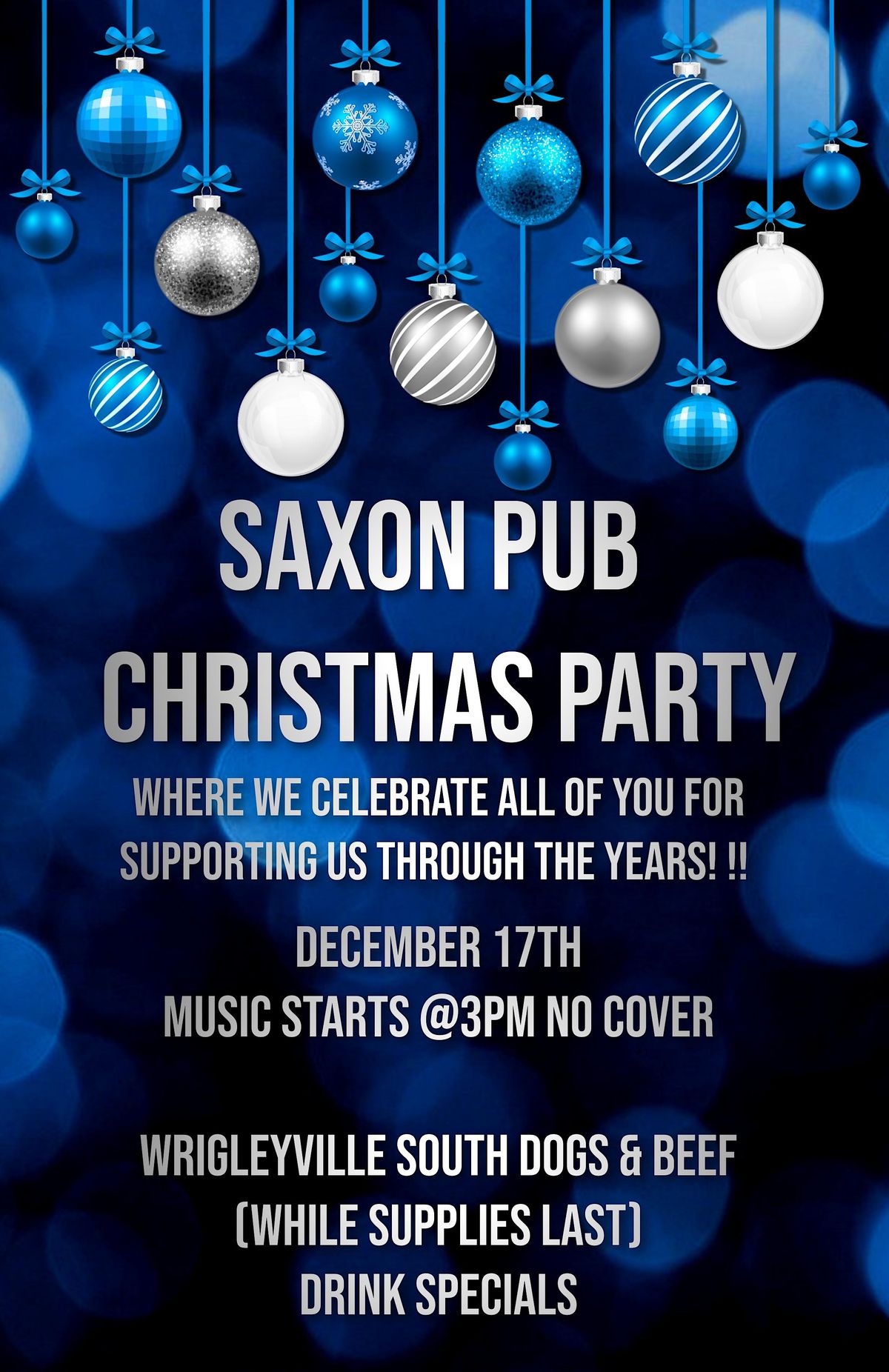 Saxon Pub Christmas Party The Saxon Pub 2022 Austin December 17 2022 AllEvents in Saxon Pub Christmas Party The Saxon Pub 2022 Austin December 17 2022 AllEvents in