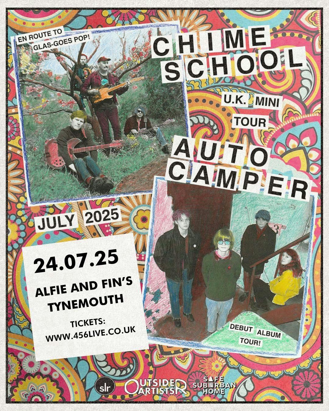 Chime School &amp; Autocamper | Tynemouth, 24 July | Event in North Shields | AllEvents