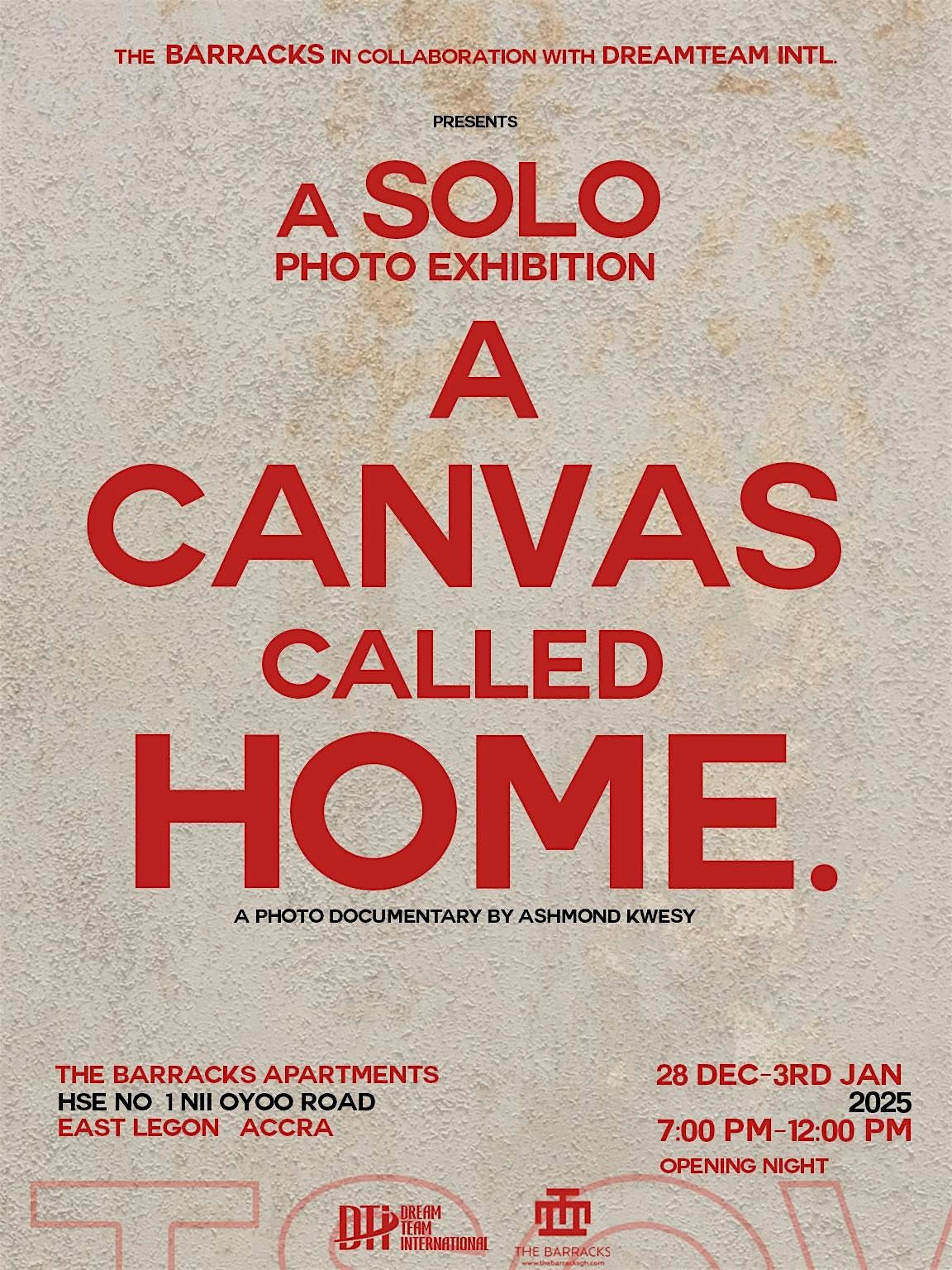 A Canvas Called Home - Open Showcase, 31 December | Event in Accra | AllEvents