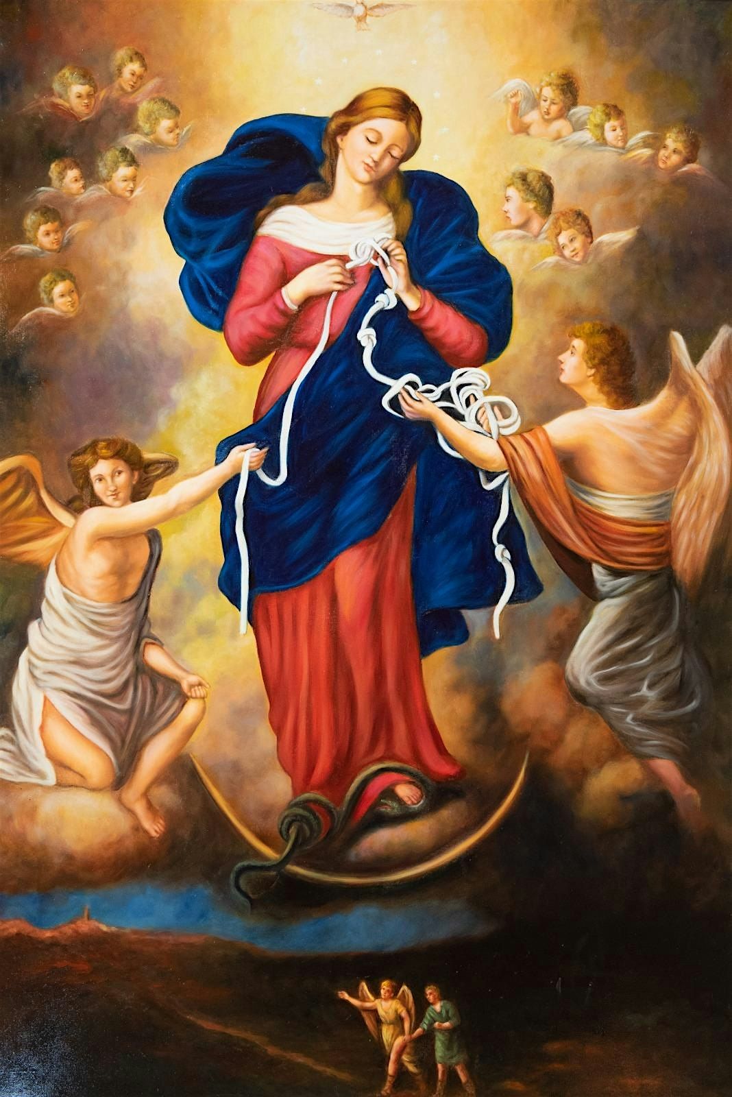 Maria Che Scioglie I Nodi Lunedì Sabato a Maria che scioglie i nodi, Chesa dell'incoronatella maria che