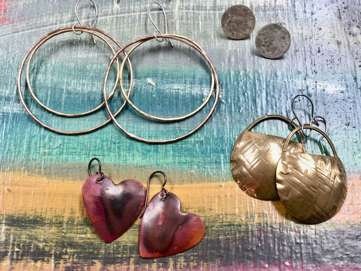 Earrings as Gifts - Saturday Metalsmithing Workshop, 11 April | Event in Yarmouth | AllEvents