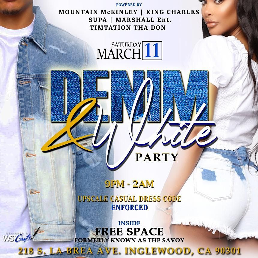 Sauce Saturdays Presents The Denim & White Party Savoy, Savoy