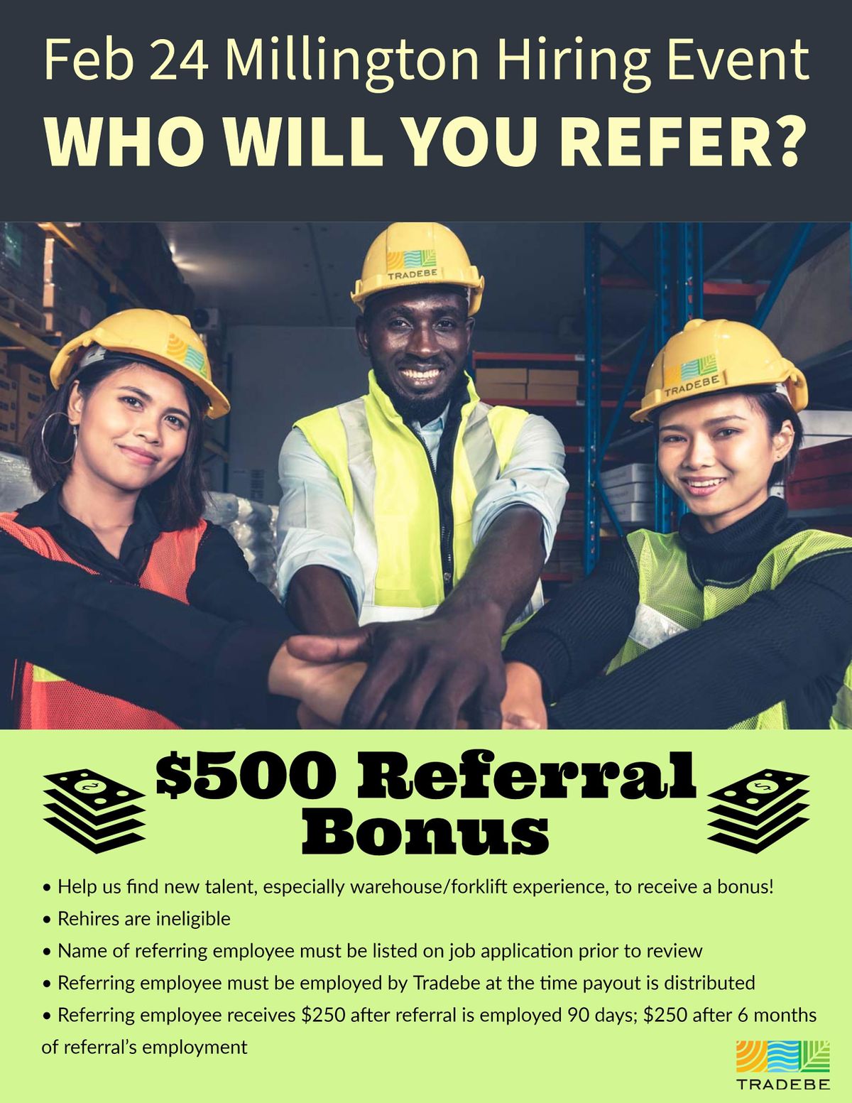 Tradebe Environmental Services Hiring Event, 5485 Victory Ln