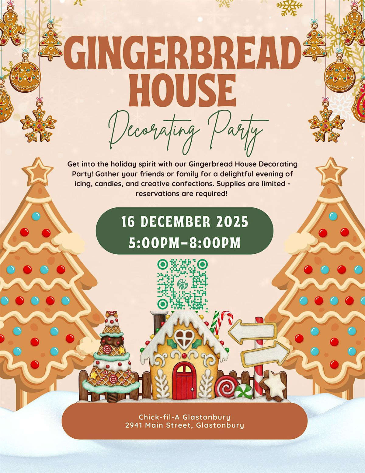 Gingerbread House Decorating Party, 16 December | Event in Glastonbury | AllEvents