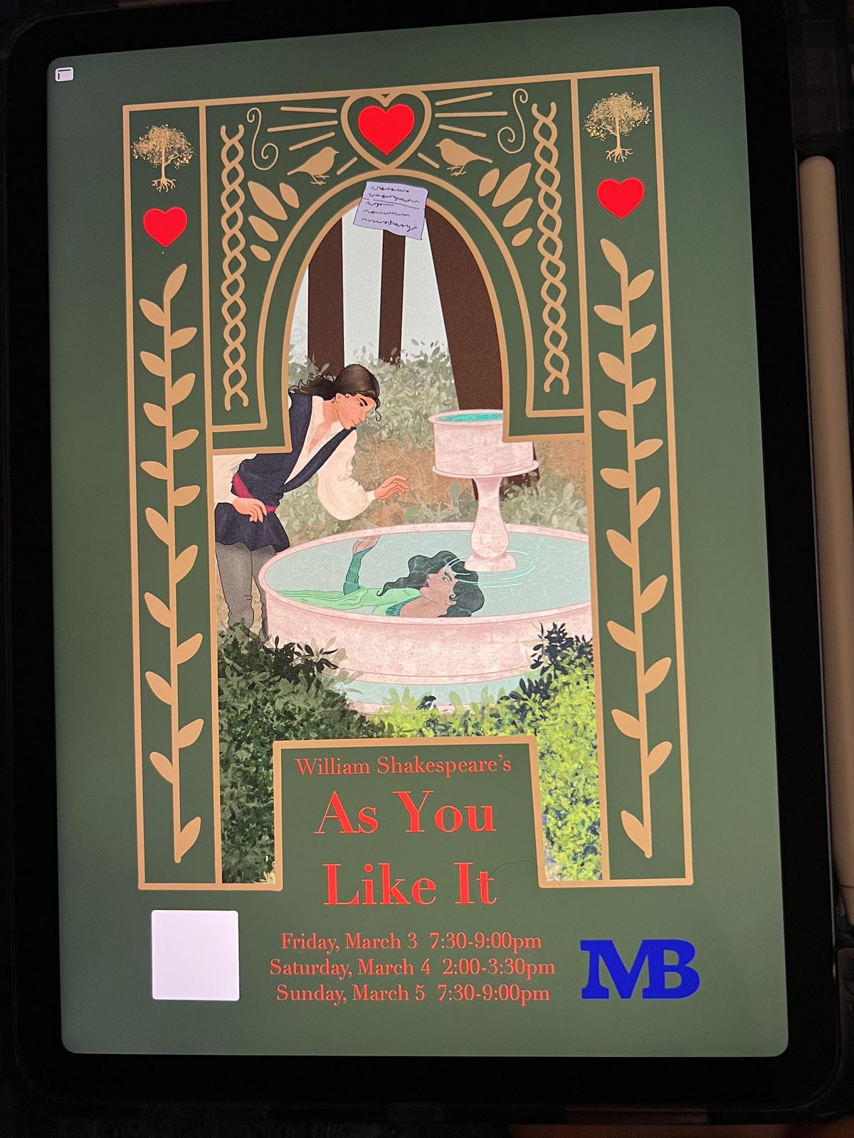As You Like It - Moses Brown Upper School Theatre, Woodman Family ...