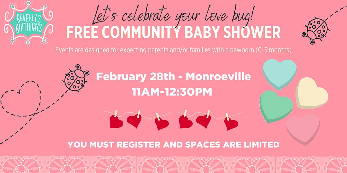 Free Community Baby Shower Monroeville, Gateway Banquet Hall