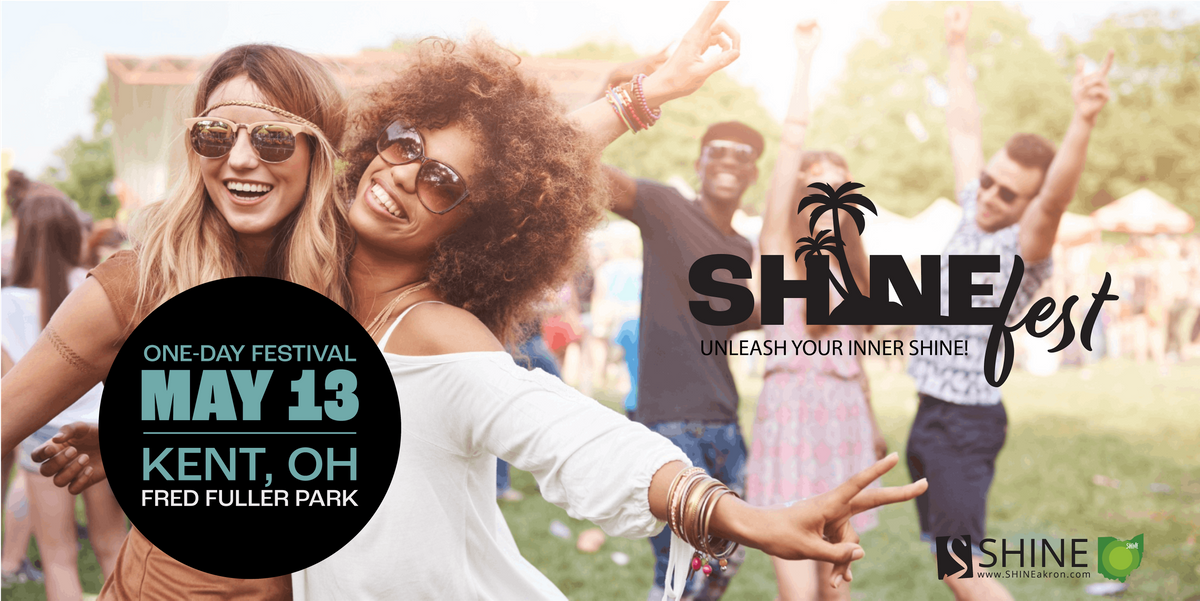 SHINEfest GoodVibes Festival May 13, Fred Fuller Park, Kent, 13 May