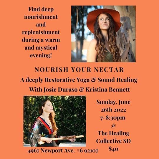 Nourish Your Nectar- A Deeply Restorative Yoga & Sound Healing | Event in San Diego | AllEvents