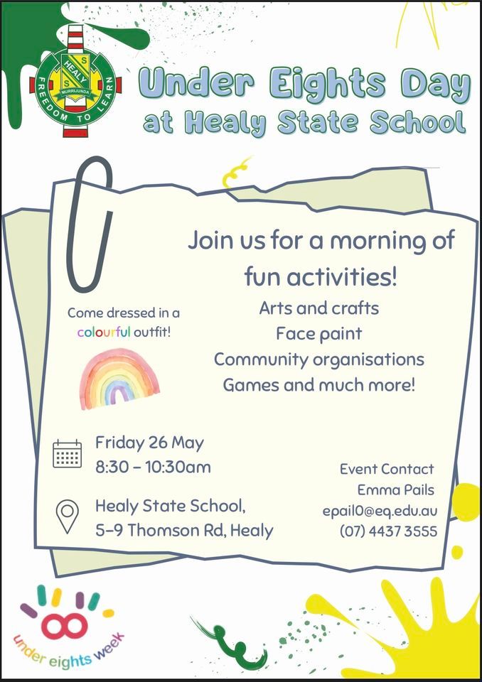 Under Eights Day at Healy State School, Healy State School Murrijunda