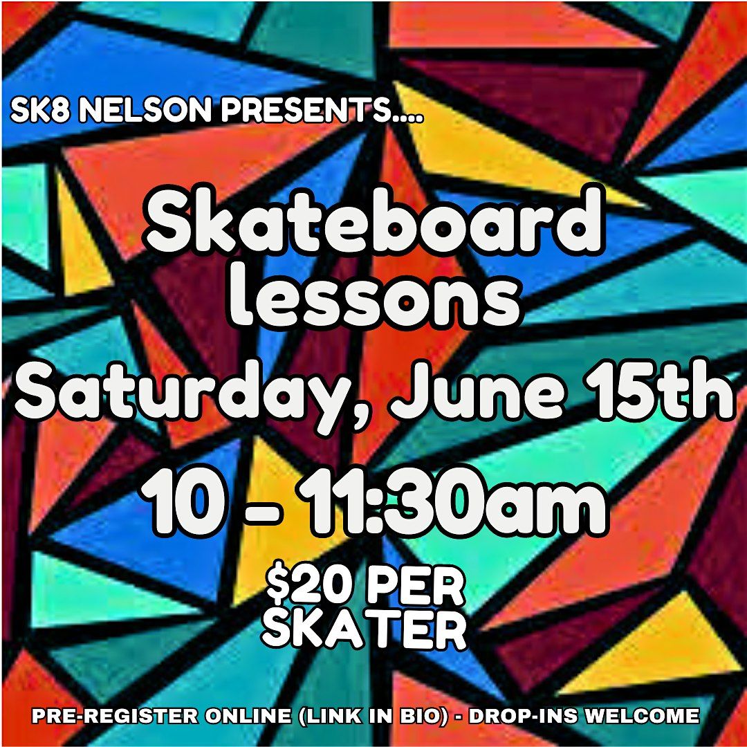 Skateboard Lessons, Rockfish Valley Community Center, Afton, 15 June