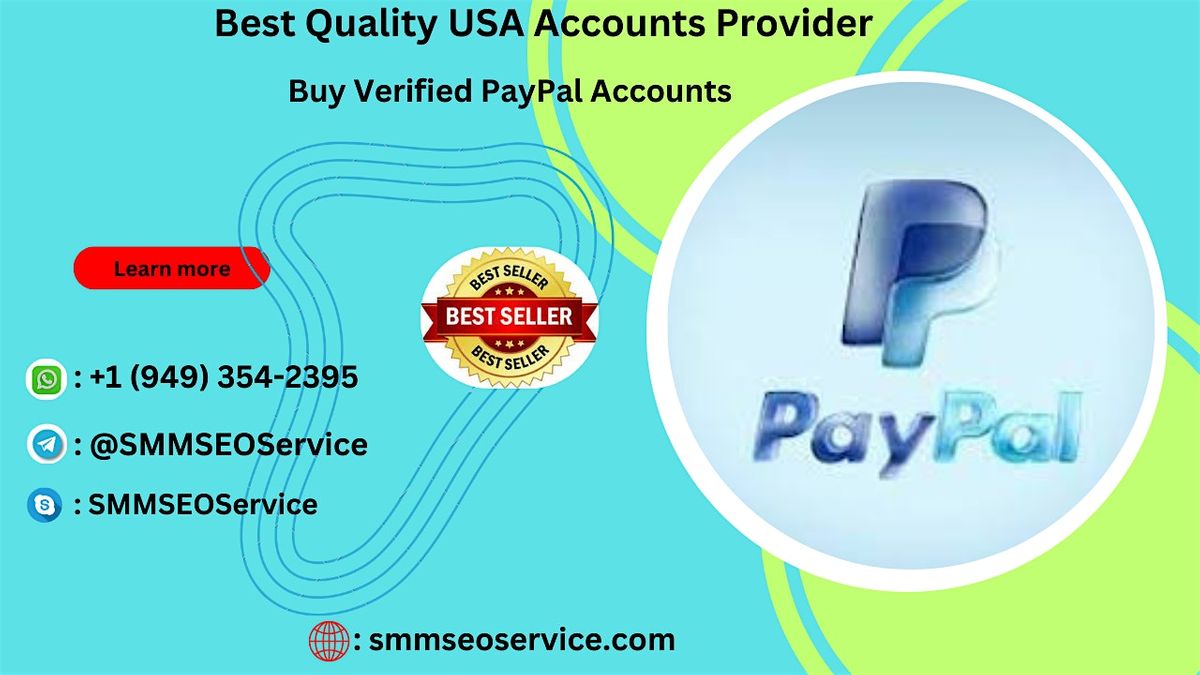 Buy Verified PayPal Accounts - 100% Old and New USA Verified, Los Ángeles, 25 April 2024 | AllEvents