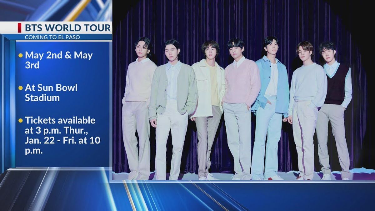 BTS El Paso Tickets, Sun Bowl Stadium, El Paso | AllEvents