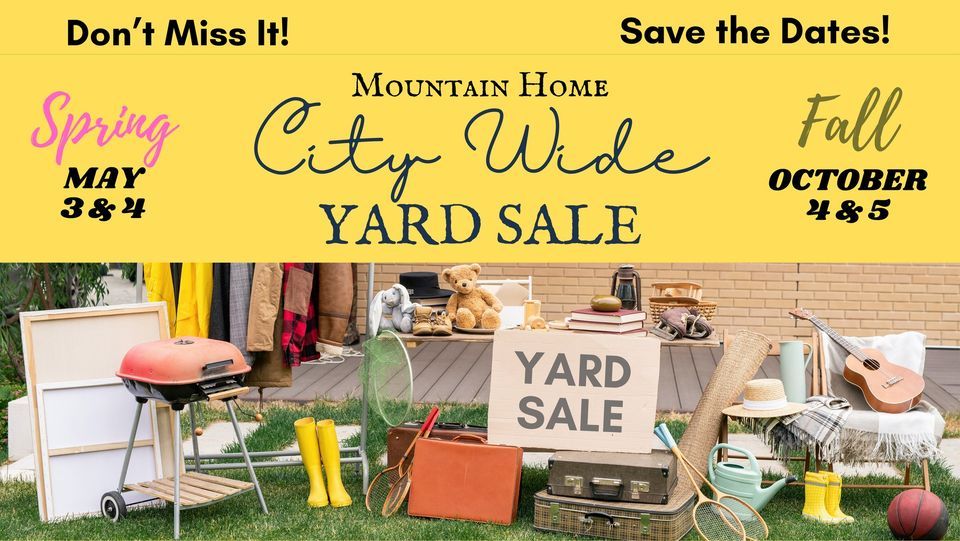 Mountain Home City Wide Yard Sale, Mountain Home, Arkansas, May 3 to May 4 AllEvents.in