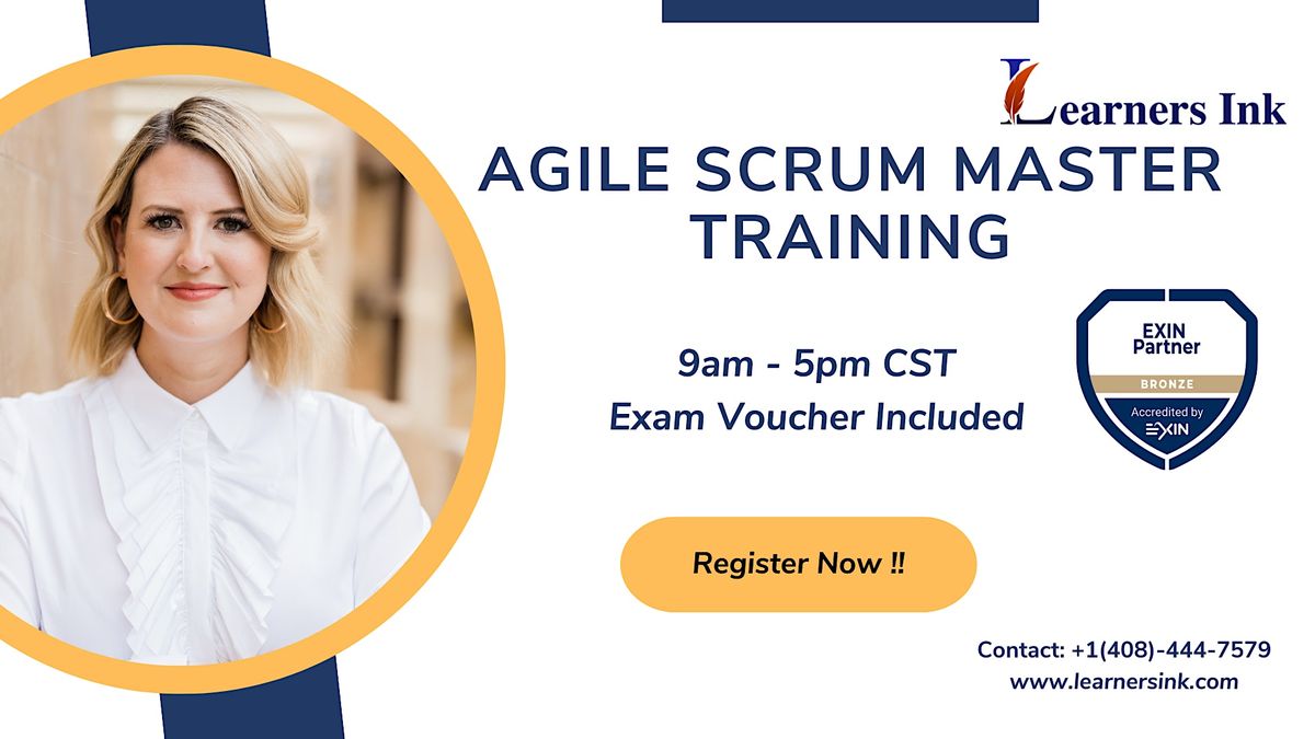 Agile Scrum Master Training -Fairfield, CA, August 19 to September 30 ...