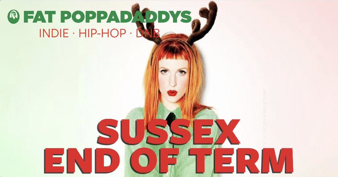Fat Poppadaddys @ CHALK | SUSSEX END OF TERM, 8 December | Event in Brighton | AllEvents