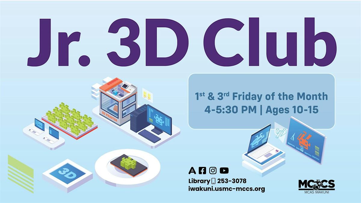 Jr. 3D Print Club | Event in Iwakuni | AllEvents