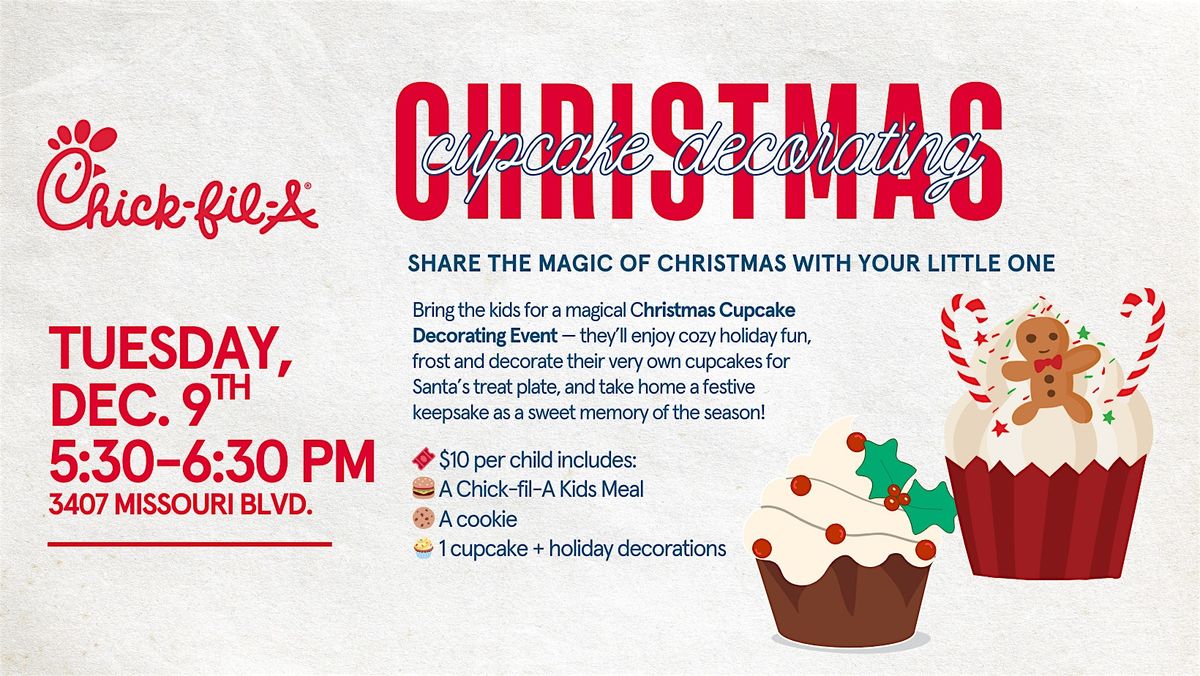 Christmas Cupcake Decorating, 13 December | Event in Jefferson City | AllEvents