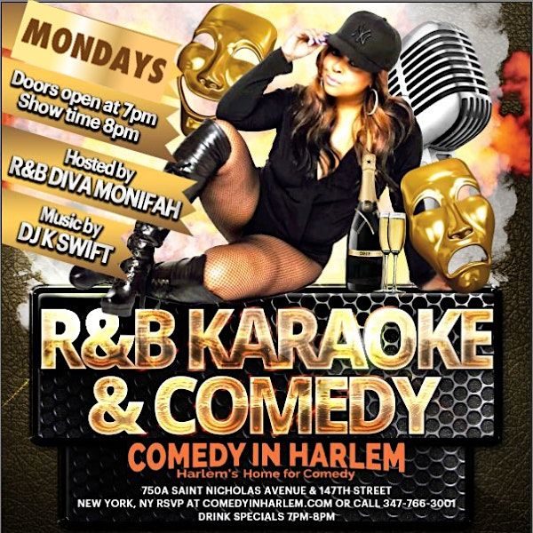 R&B Karaoke and Comedy hosted by Monifah, 24 November | Event in New York | AllEvents