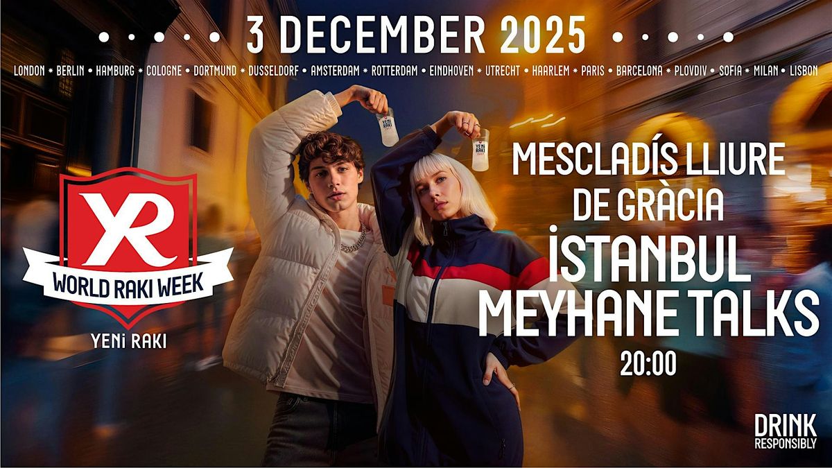 İstanbul Meyhane Talks, 3 December | Event in Barcelona | AllEvents