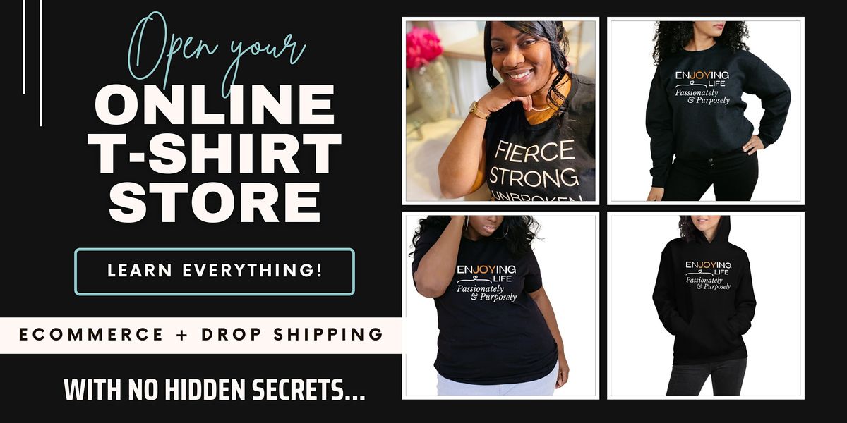 Online T-Shirt Store + Drop Shipping 