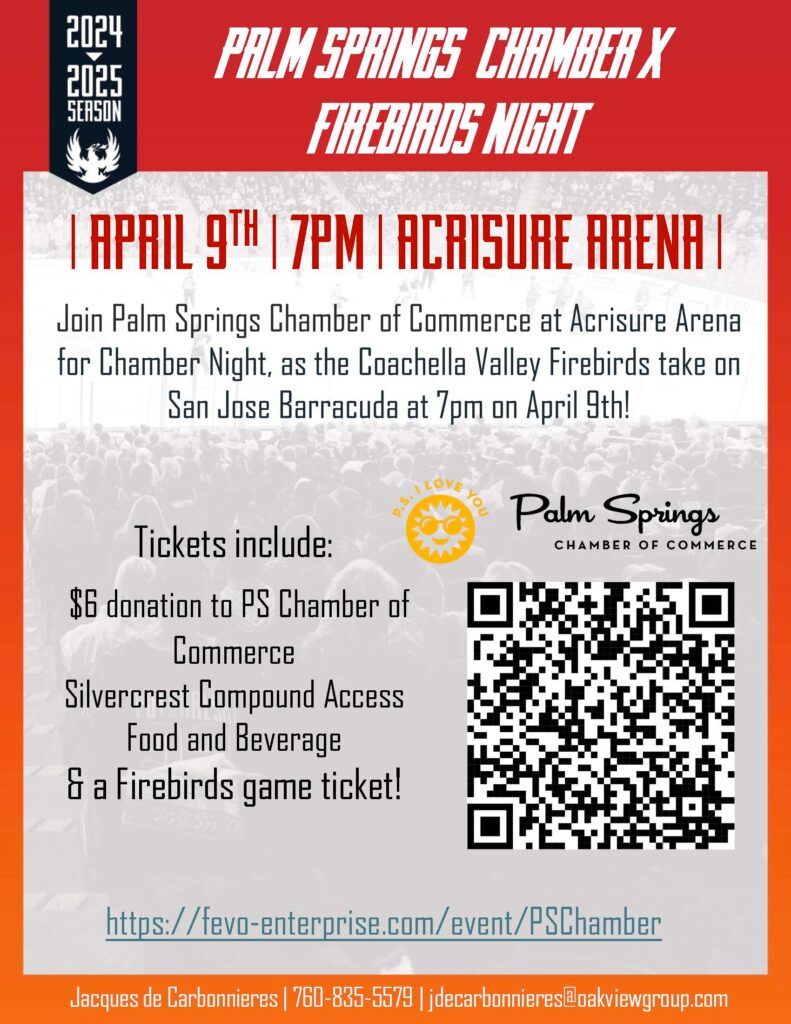 San Jose Barracuda at Coachella Valley Firebirds at Acrisure Arena, 17 December | Event in Palm Desert | AllEvents