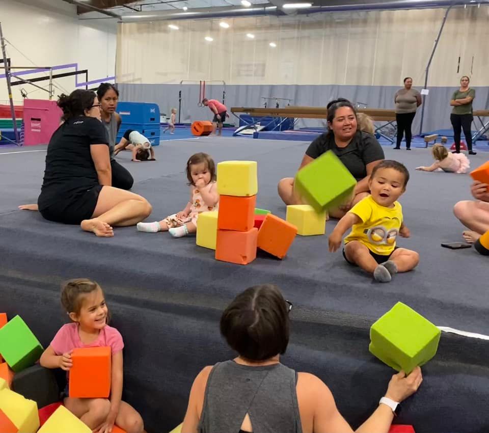 Toddler Time at Vacaville Gymnastics with Our Village Fit4Mom