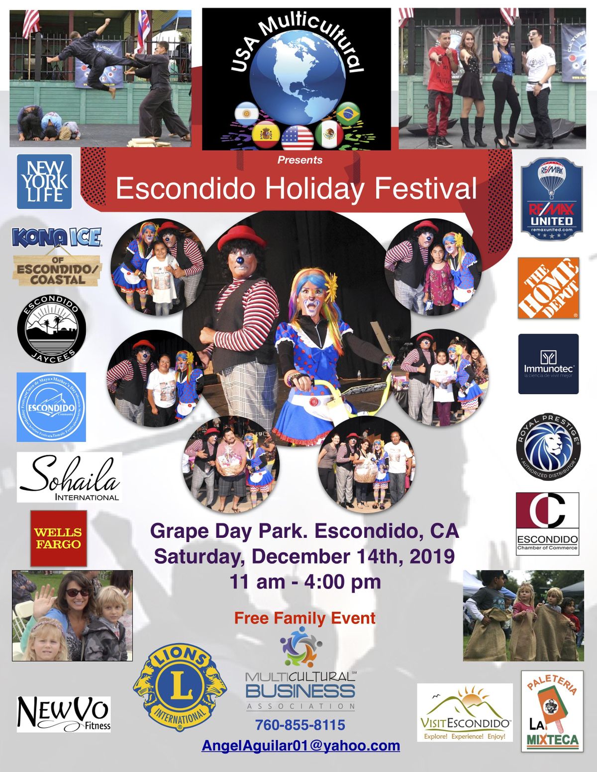 Escondido Multicultural Holiday Festival 2019, Grape Day Park