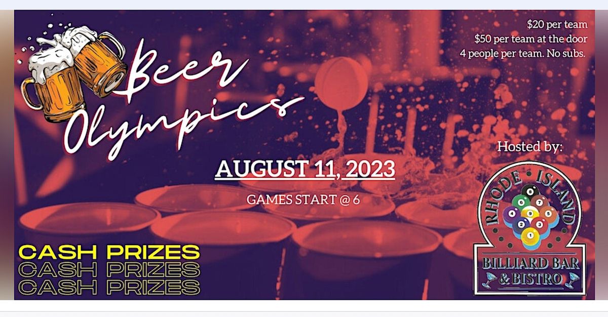 Bar Olympics!, Rhode Island Billiards Bar & Bistro, North Providence