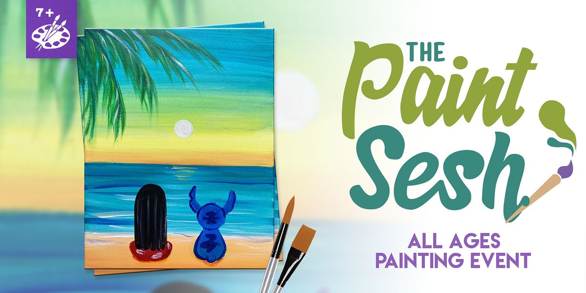 Paint and Sip in Downtown Riverside, CA “Ohana Meant Family” at The