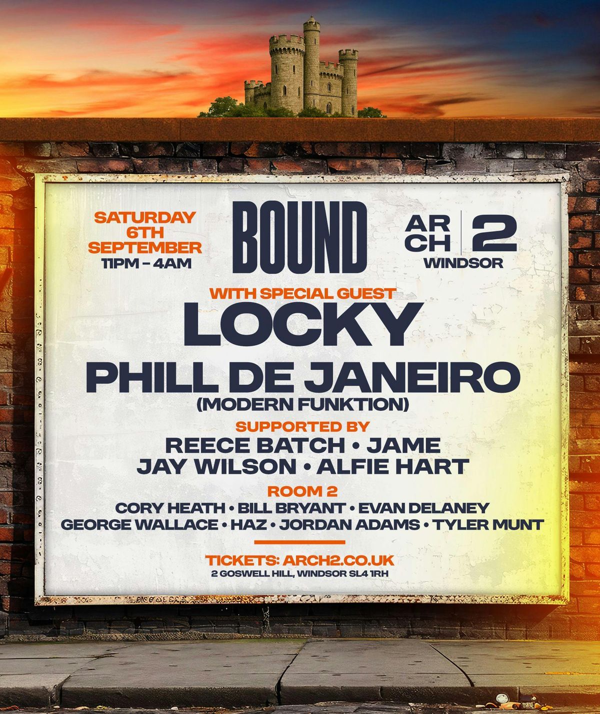 BOUND EVENTS presents LOCKY, 6 September | Event in Windsor | AllEvents
