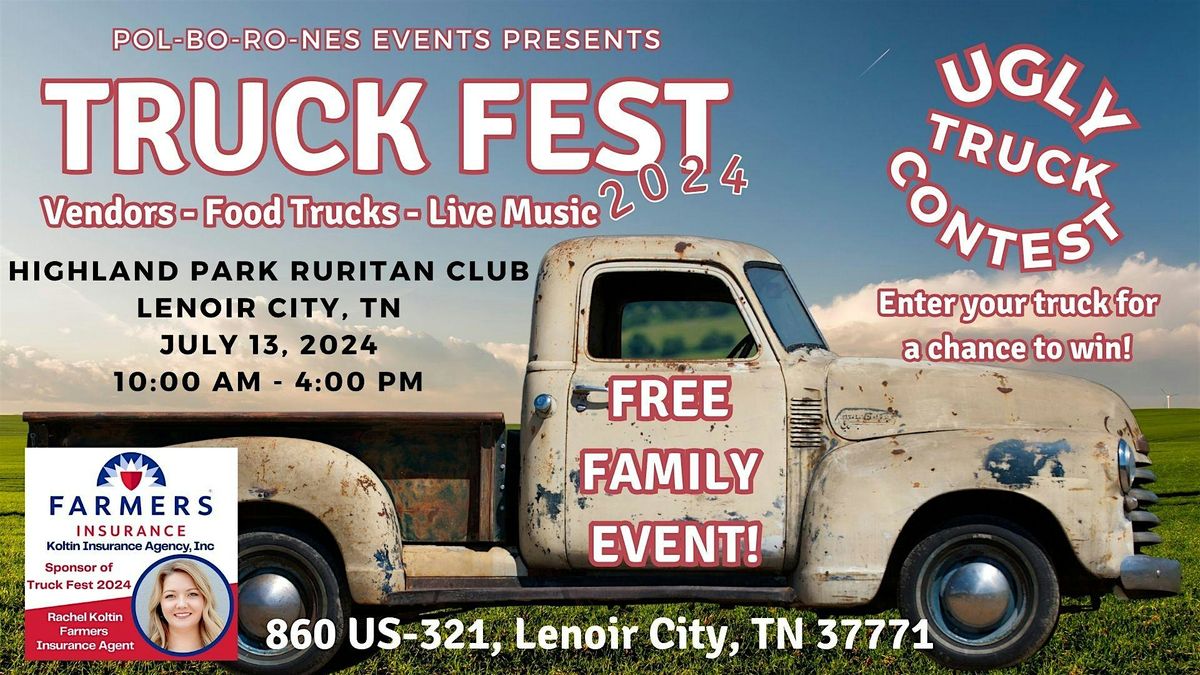Truck Fest 2024, Highland Park Ruritan Club, U.S. 321, Lenoir City, TN