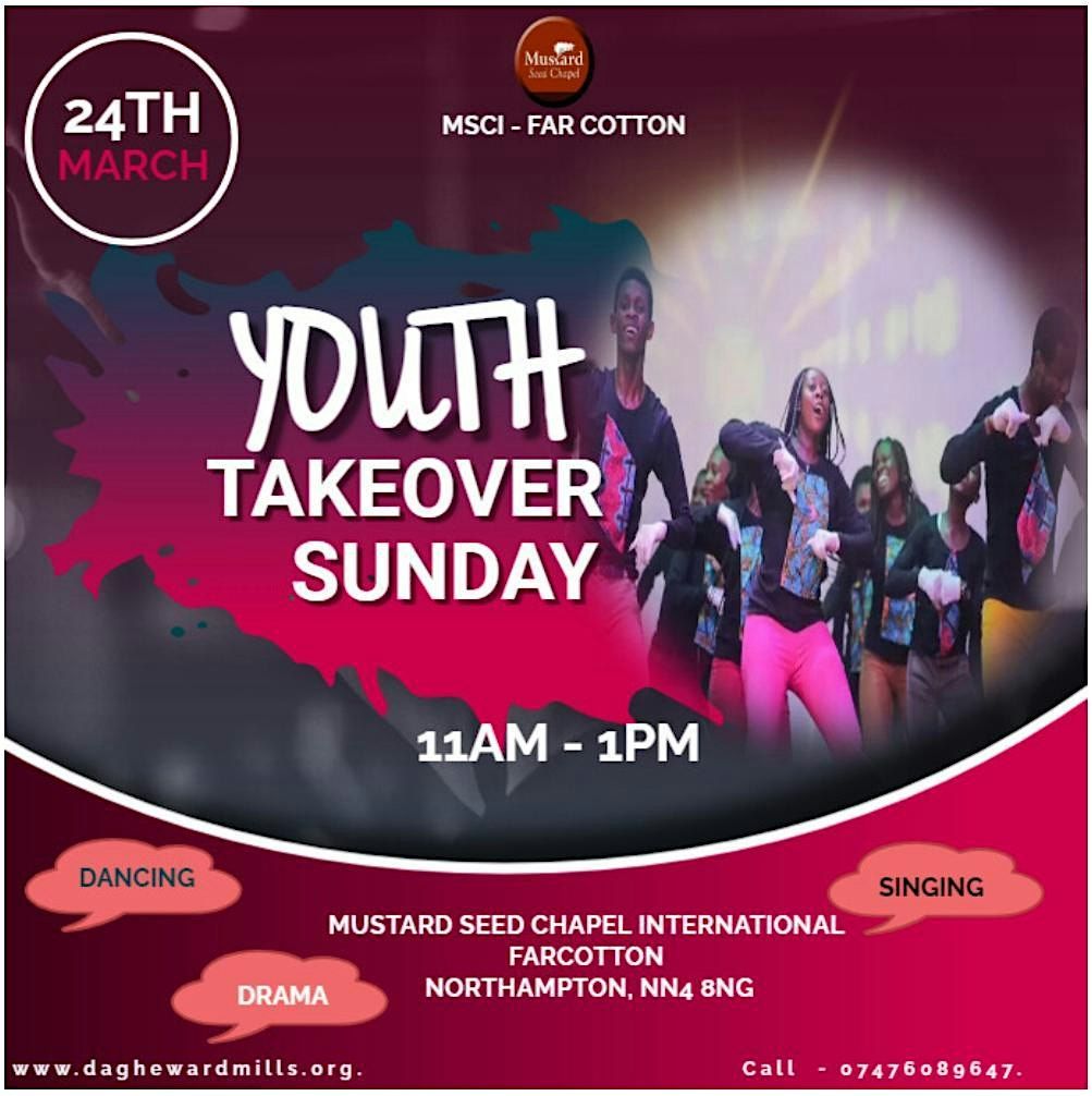 Youth Takeover Sunday United Kingdom Northampton March 24 2024 youth-takeover-sunday-united-kingdom-northampton-march-24-2024