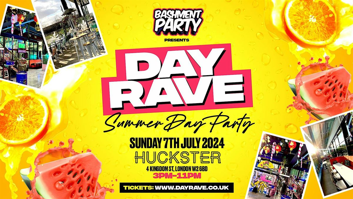 Day Rave - Summer Day Party, HUCKSTER London, 7 July 2024 | AllEvents