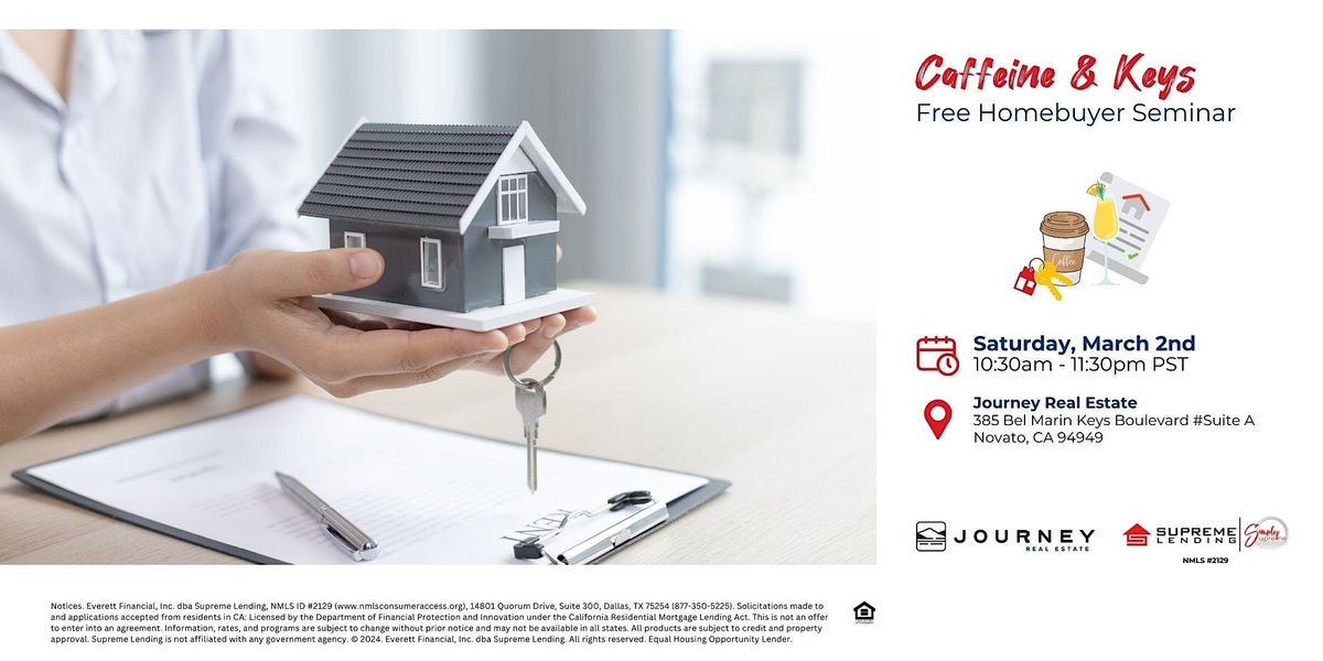 Caffeine and Keys, Journey Real Estate, Novato, March 2 2024 AllEvents.in