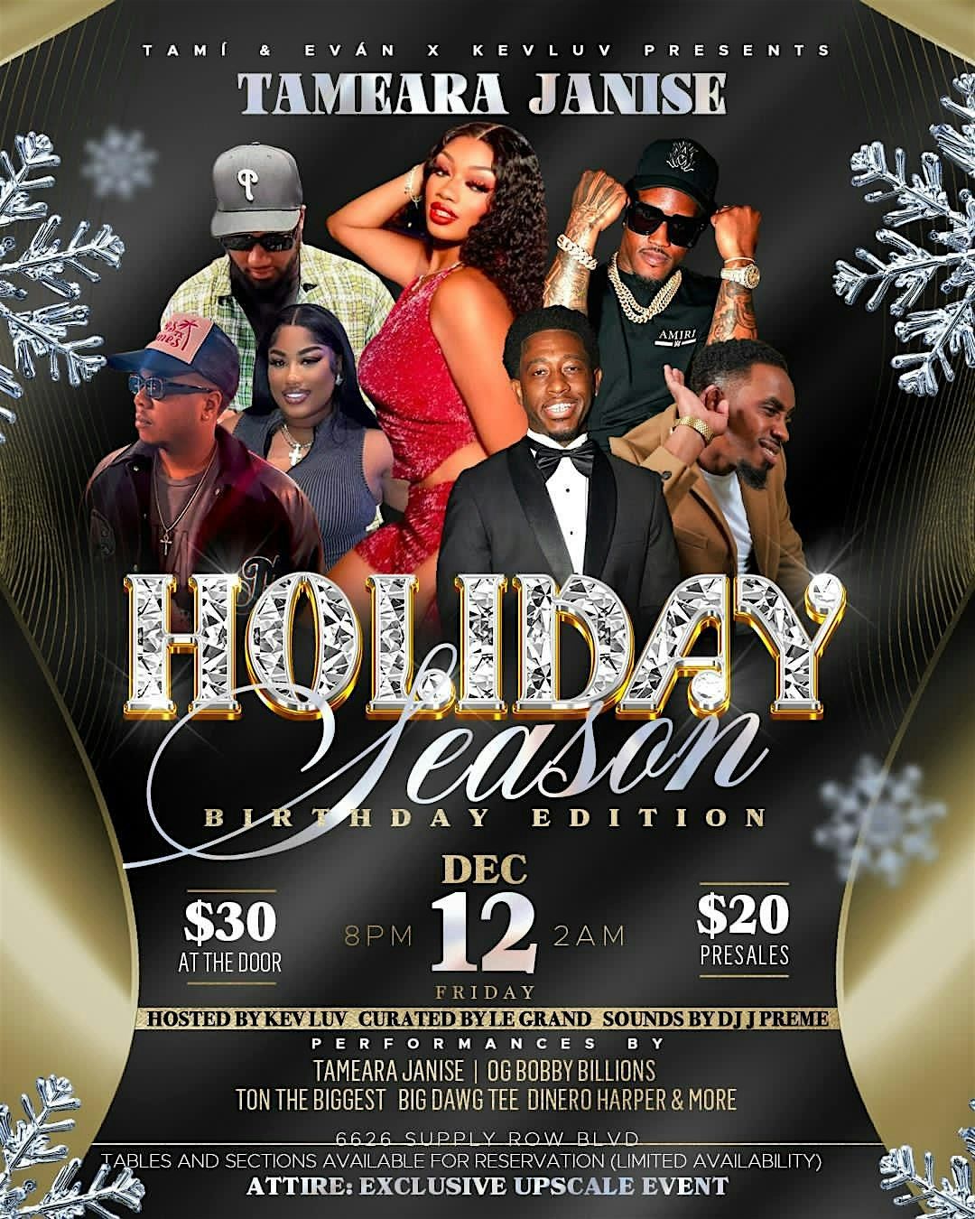 Tamí & Eván x KevLuv Presents: Holiday Season, 12 December | Event in Houston | AllEvents