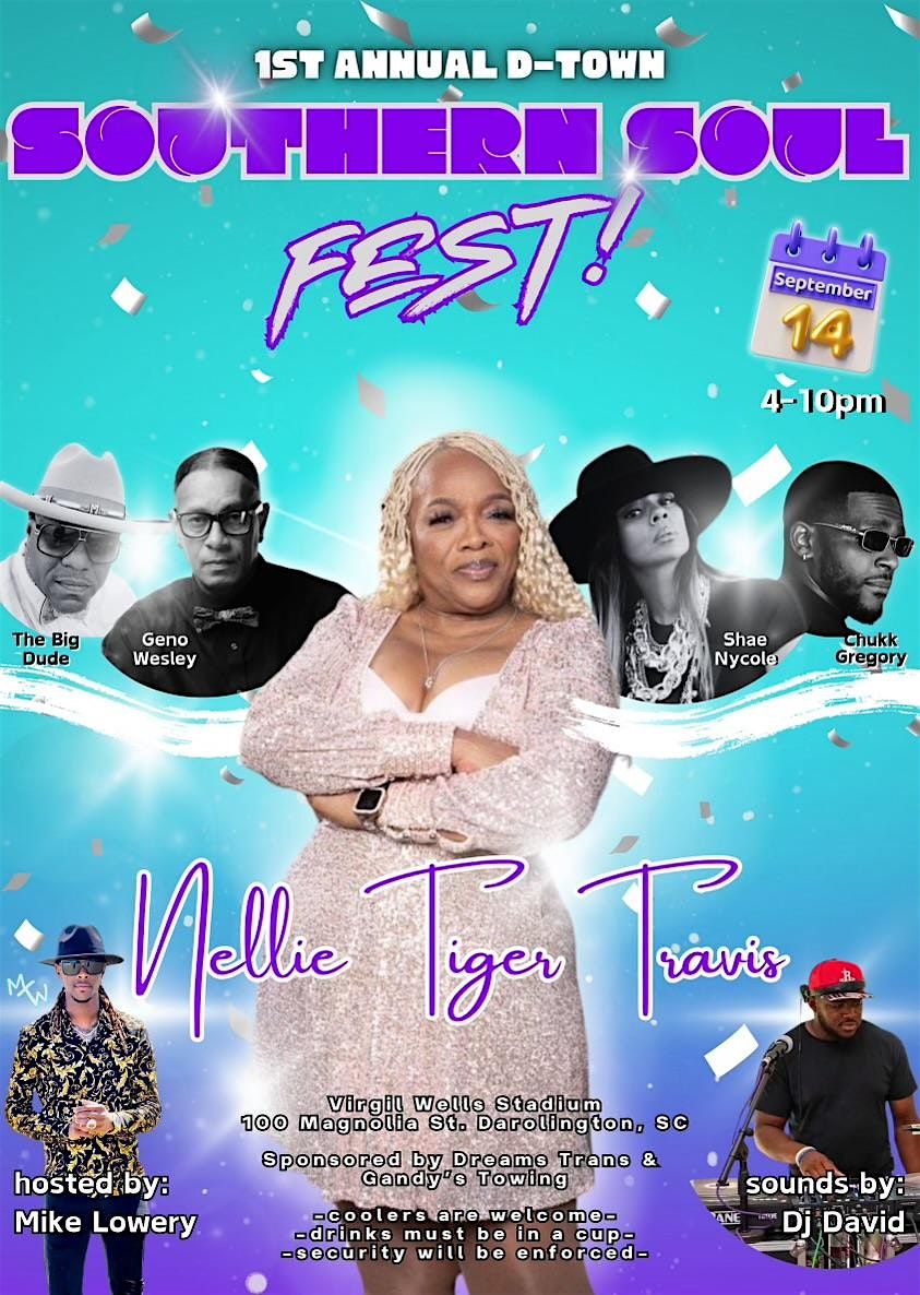 D-Town Southern Soul festival, 100 Magnolia St, Darlington, 14 ...