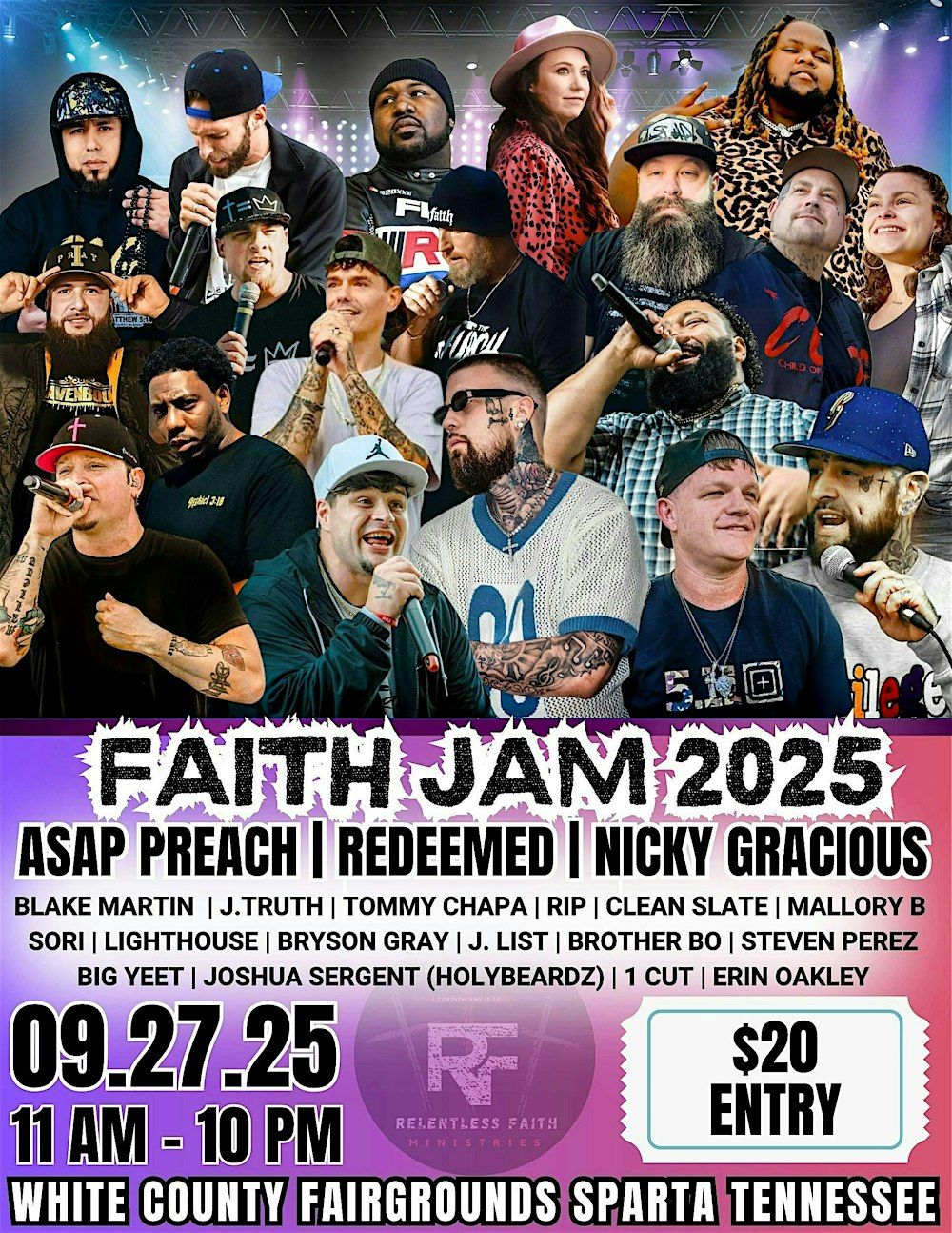 Faith Jam 2025 in Sparta, 27 September | Event in Spartanburg | AllEvents