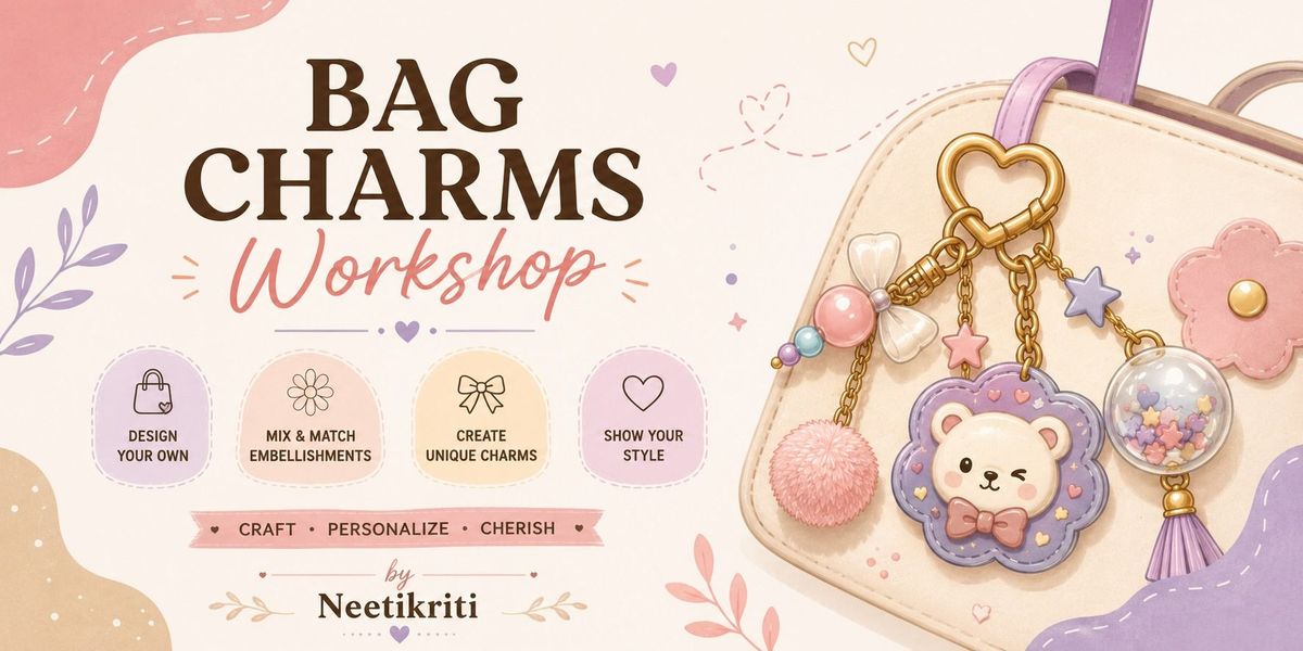 Cute Kawai Character Bag Charm Workshop