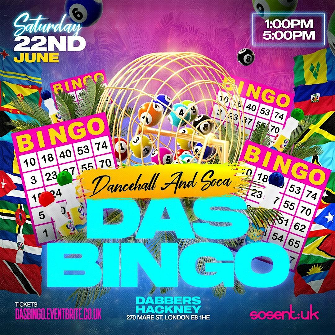Dancehall and Soca Bingo, Dabbers Social Bingo Hackney, London, 22 June 2024 AllEvents.in