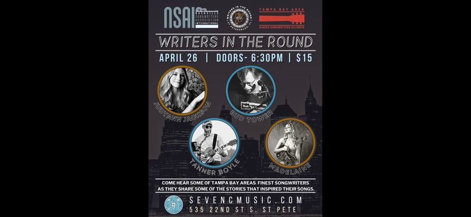 Writers In The Round at 7C, Seven C Music, Saint Petersburg, 26 April ...