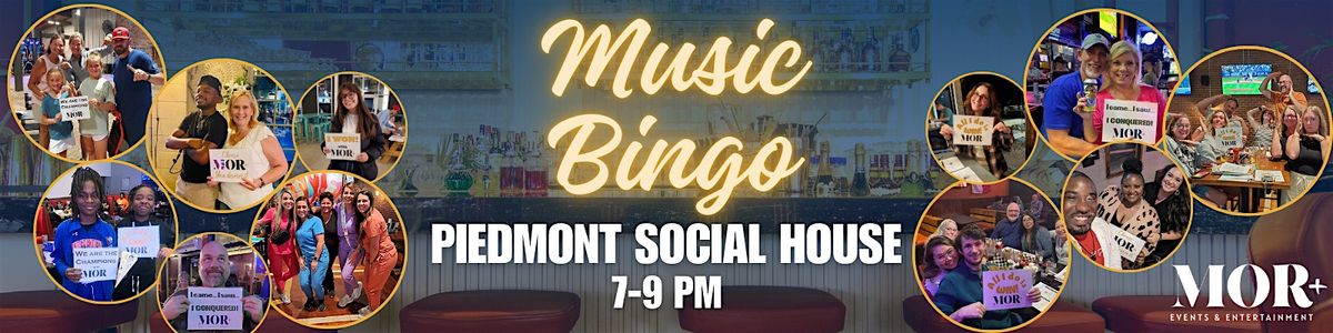 MOR Music Bingo @ Piedmont Social House - Charlotte, NC | Event in Charlotte | AllEvents