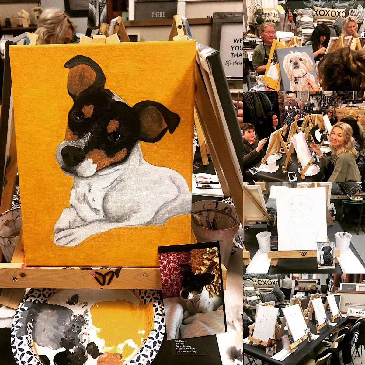 Paint Your Pet at Illie Boutique and illie Boutique