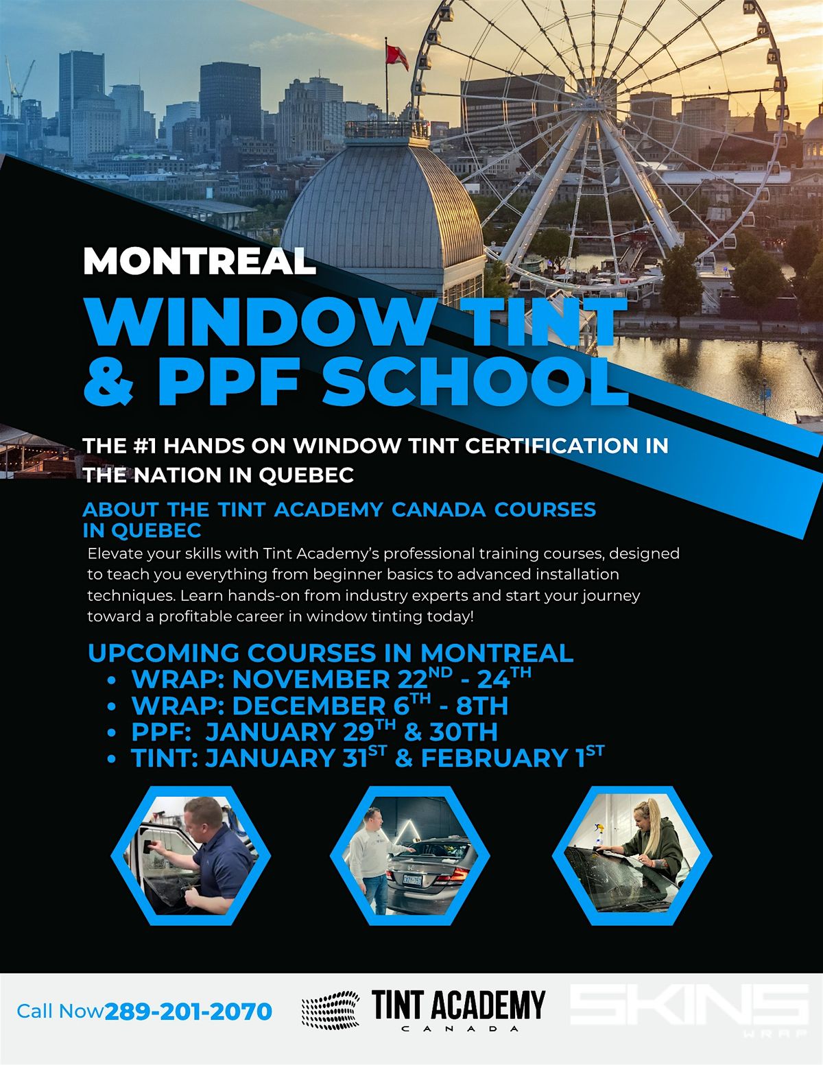 Window Tint Certification Course – Montreal | The Tint Academy Canada, 31 January | Event in Montréal | AllEvents