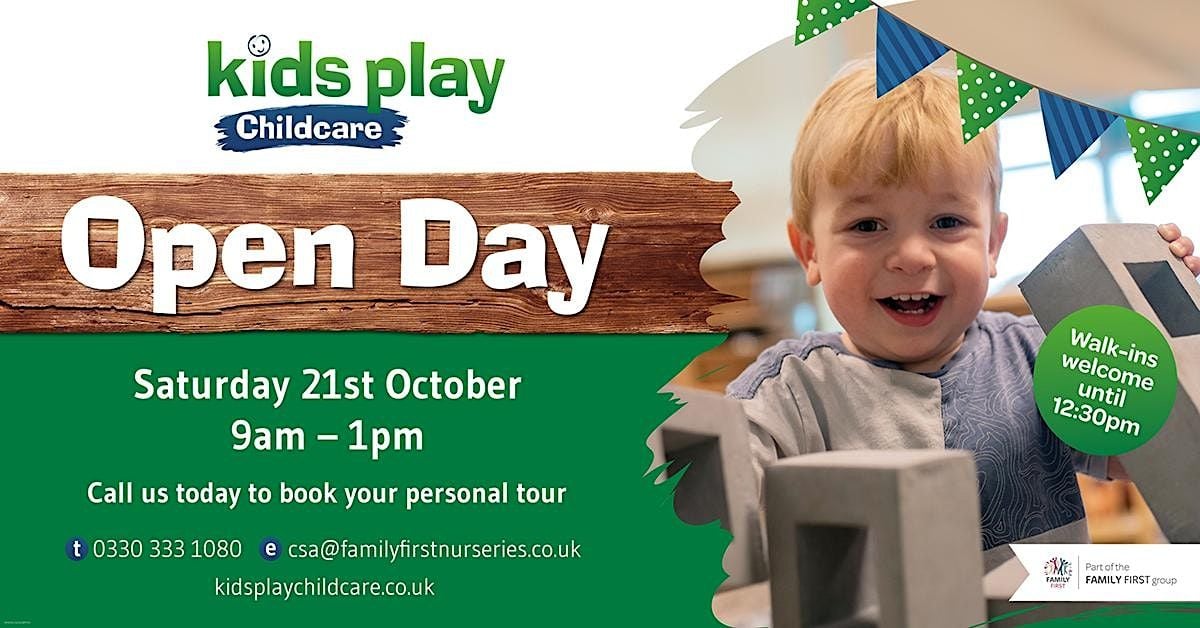 Open Day! Wolverton Day Nursery & Preschool, Wolverton Day Nursery
