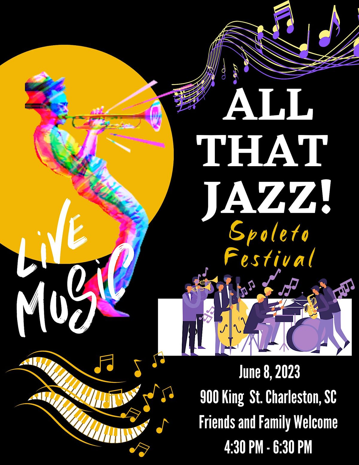 All That Jazz! Piccolo Spoleto Festival, 900 King St, Charleston, 8